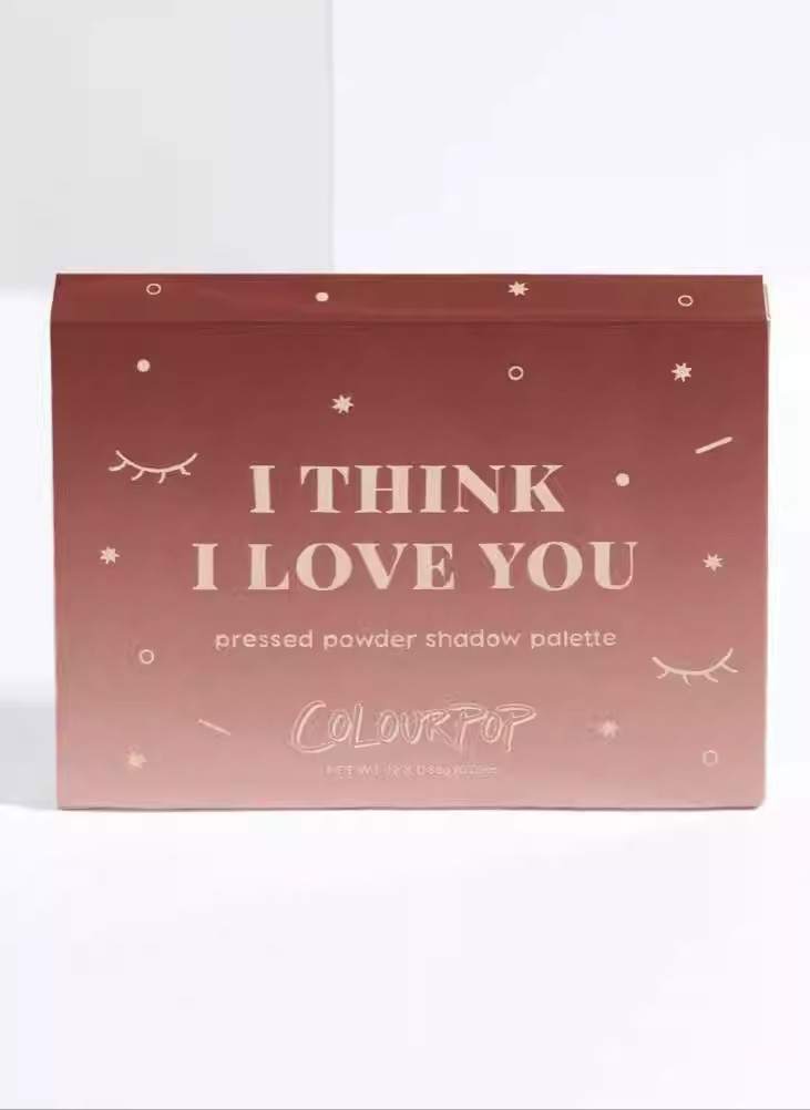 Spot 12 colors I Think I Love You eye shadow Plate Earth Matte color Easy makeup