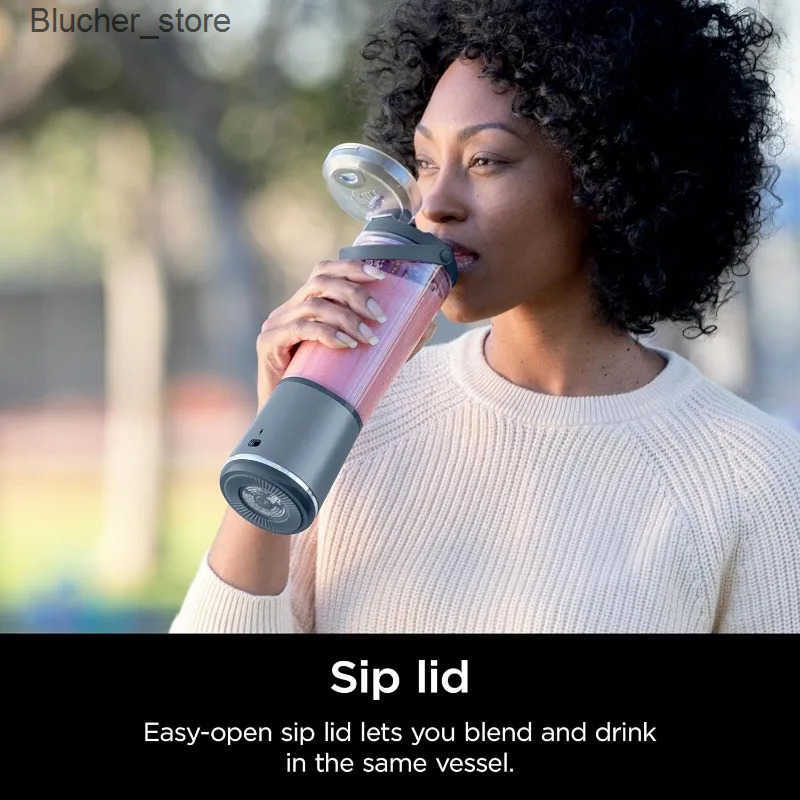 Ninja BC151NV Blast Portable Blender Cordless 18oz. Vessel Personal Blender-for Shakes Smoothies Leakproof-Lid Sip Spout z250513
