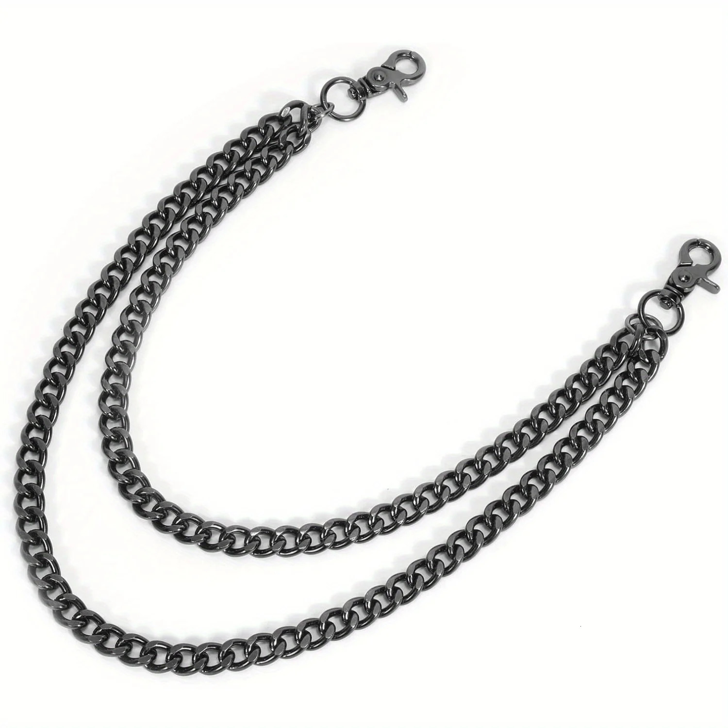 Punk Waist Chain Wallet Chain for Men Women Long Pocket Keychain with Lobster Clasps for Keys Jeans Pants Belt 250512