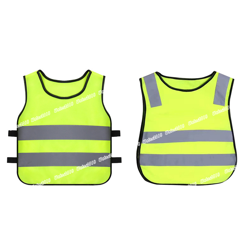 Kids Safety Clothing Student Reflective Vest Children Proof Vests High Visibility Warning Patchwork Vest Safety Construction Tools 5 Colors