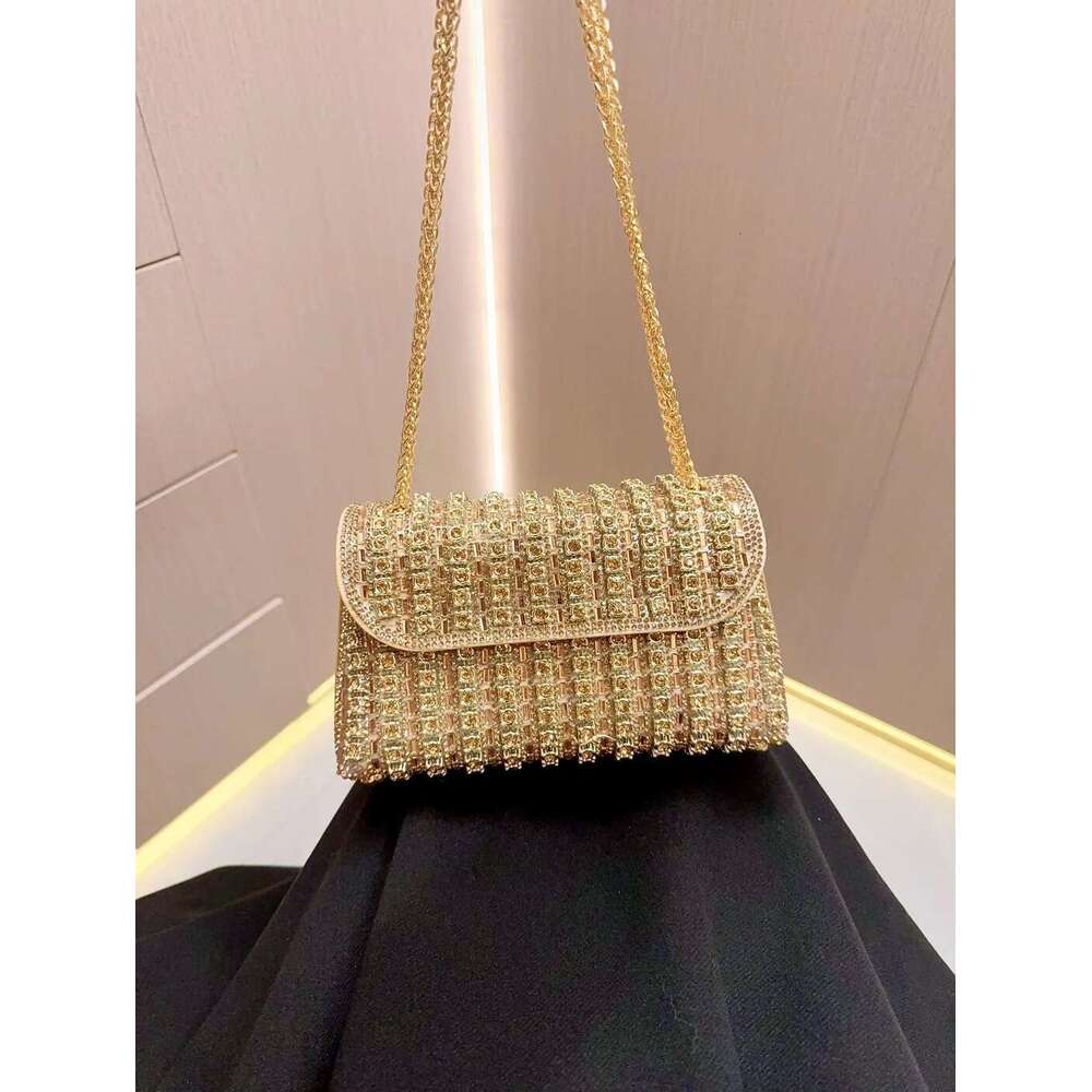 Dia AB Crystal Clutches Bags For Wedding Party tail Purse Chain Shoulder Women Clutch Bag Handbag