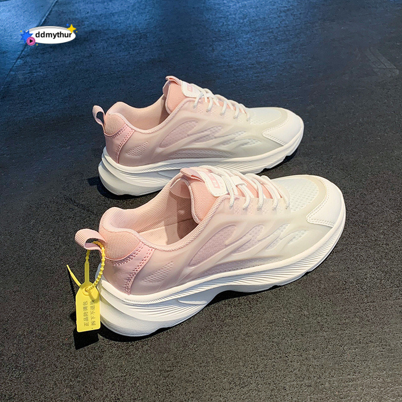 Women's sports 2024 new spring/summer student casual women's breathable ultra light shock-absorbing lightweight soft sole running shoes ddmy