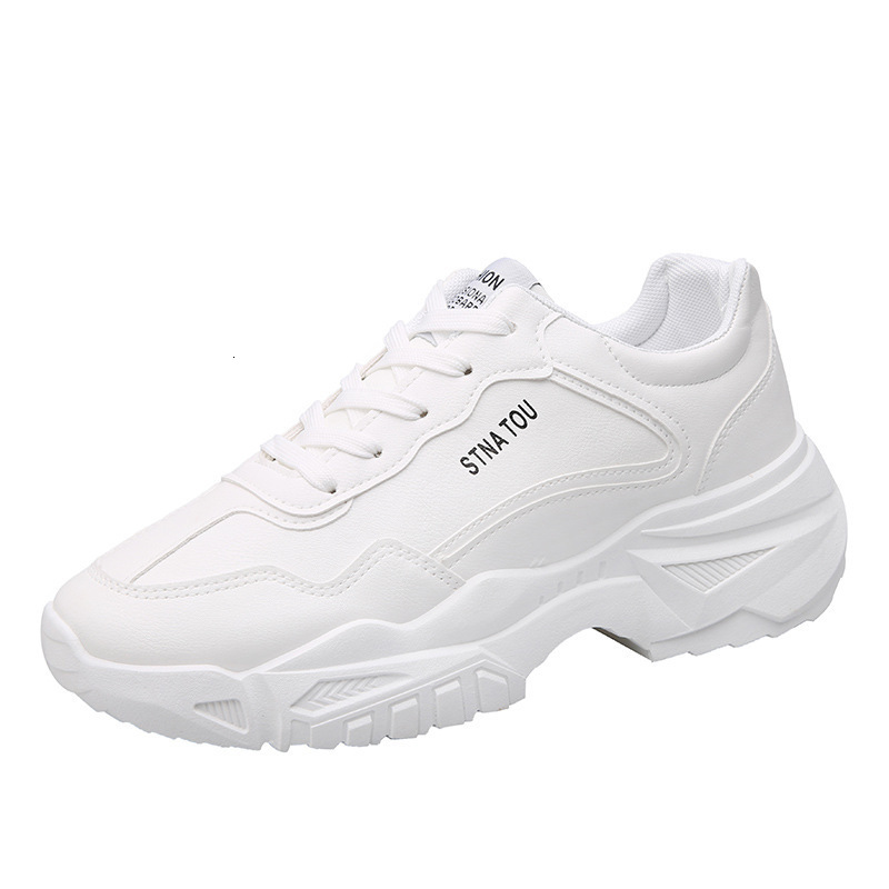 Men S Spring New Breathable White Men S Korean Version Casual Shoes Versatile Interior Height Increasing Sports And Leisure Dad Trendy Shoes Ddmysatur