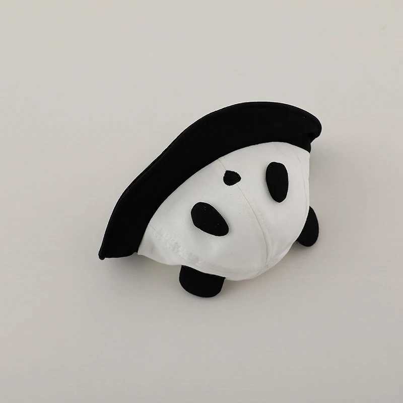 Cute Panda Basin Cap 6-18Months Baby Sunshade Fisherman Hat Cartoon Ear Kids Bucket Caps Cotton Breathable Children Sun Visors R250512