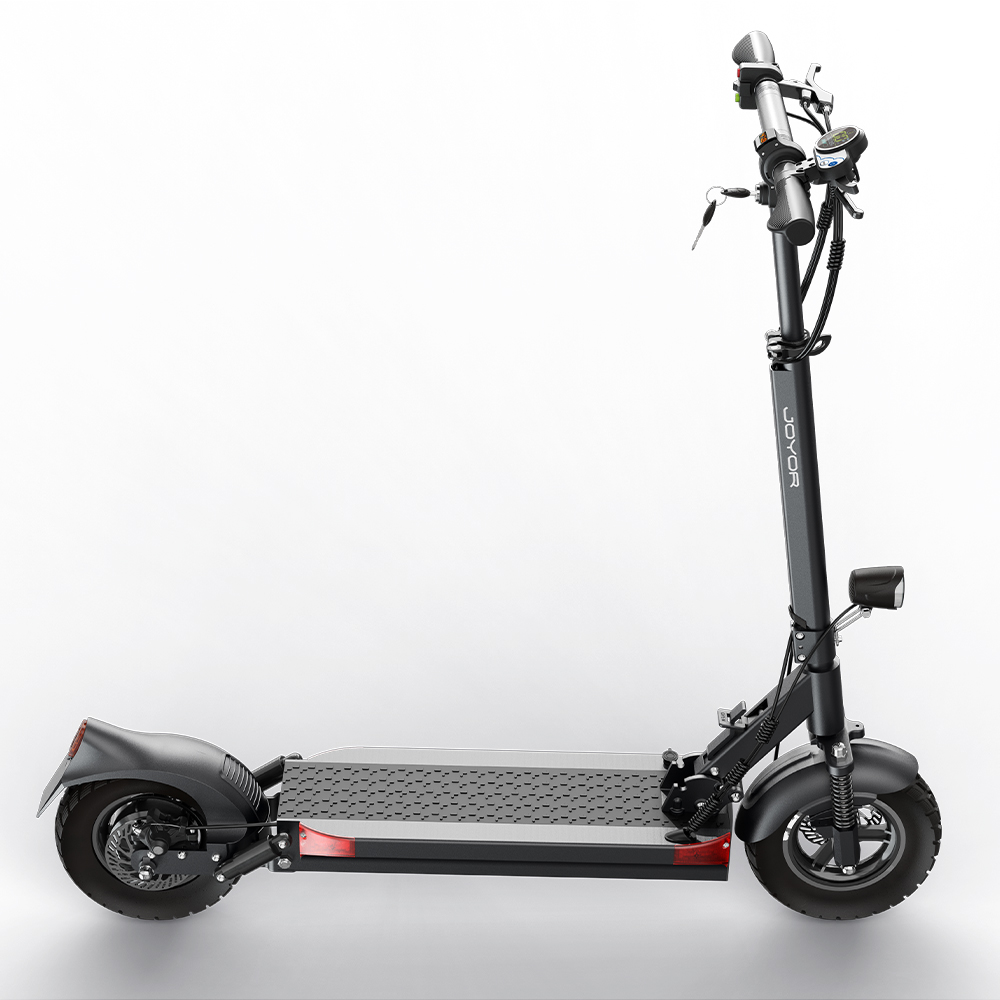 UK STOCK JOYOR Y6-S 10 inch Electric Scooter with removable Seat 500W 48V 18Ah 60KM Long Range City Folding eScooter for adults 15.5mph