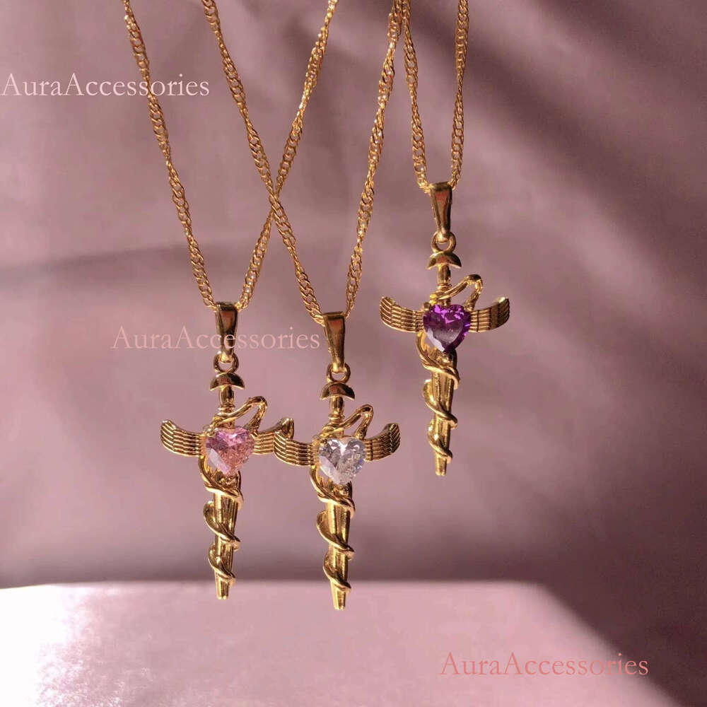 Wholesale Exquisite Rhinestone Geometric Female Fashion Exaggerated Animal Snake Pendant Necklace