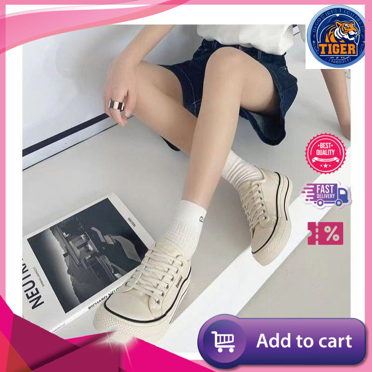 Ddmytiger Mango Head Canvas For Women Spring And Autumn Thin New White Shoes Thick Soled Dad Sports Casual Black Board Outdoor Shoes