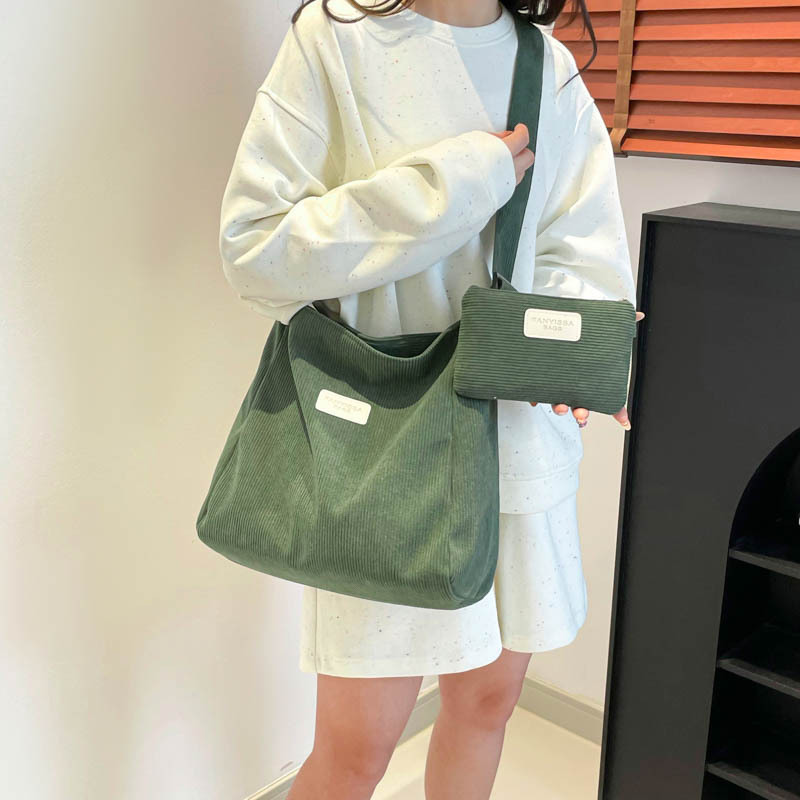 Handheld tote women's 2025 summer new large capacity shoulder trendy versatile crossbody mother bag
