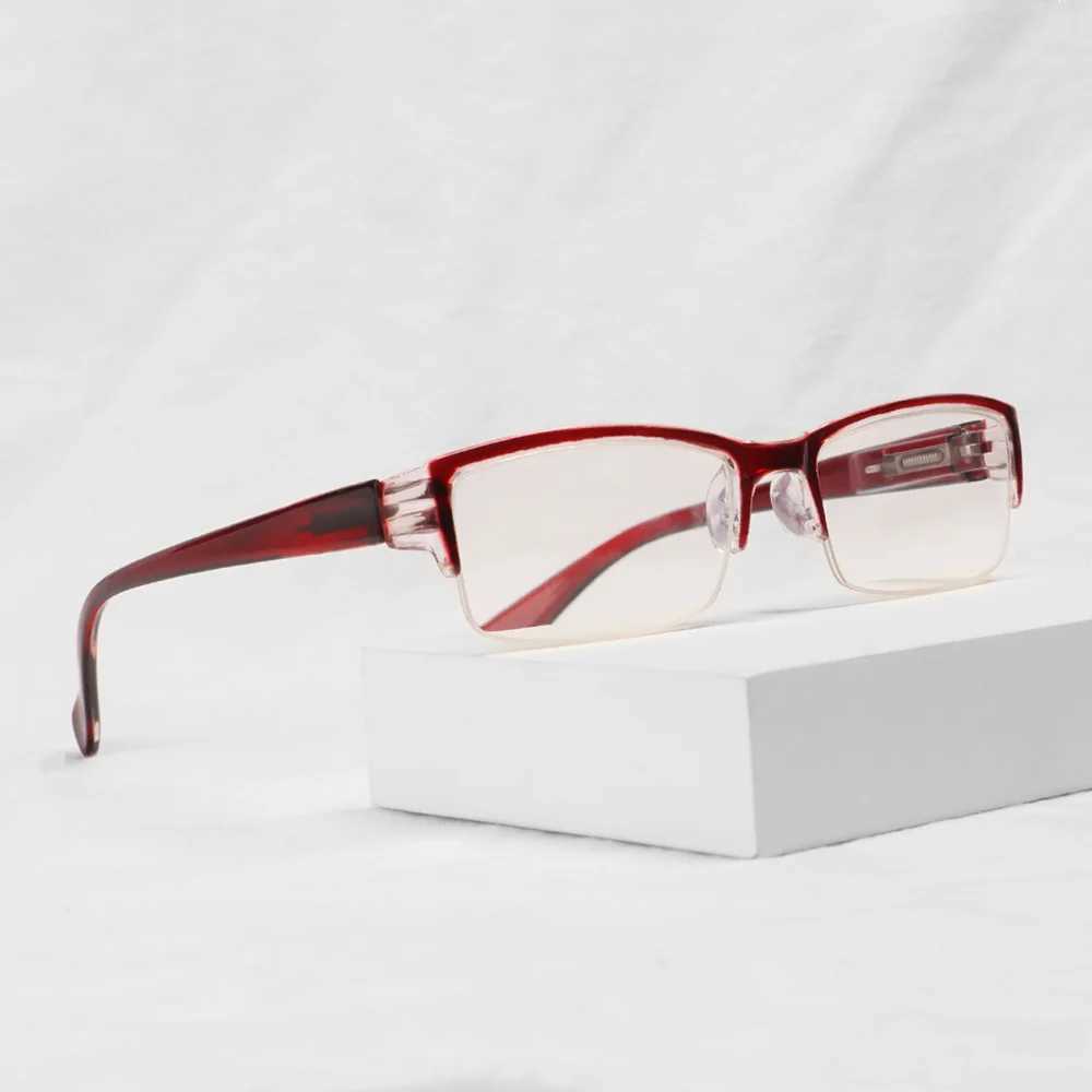 Fashion Diamond-cut Reading Glasses Men Women Ultralight Spring Hinge Presbyopia Eyewear Vision Care Readers Glasses +1.00~+4.00 W250513