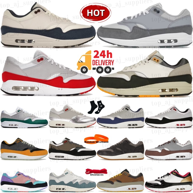 New mens trainers running shoes for men platform sneakers Coconut Milk Navy Light bone gold anniversary red green white black womens designer shoe 1 87 sports sneaker
