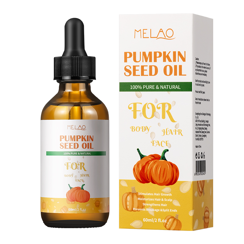 Pumpkin Seed Essential Oil - Nourishing Scalp Treatment for Smooth Strong Tresses