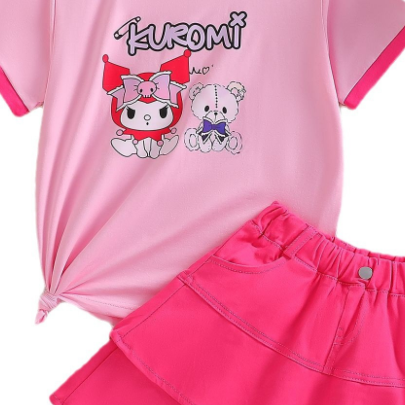 DISNEY Frozen Elsa princess baby designer clothes kids clothes Girls' summer outfit short-sleeved shorts set for children.