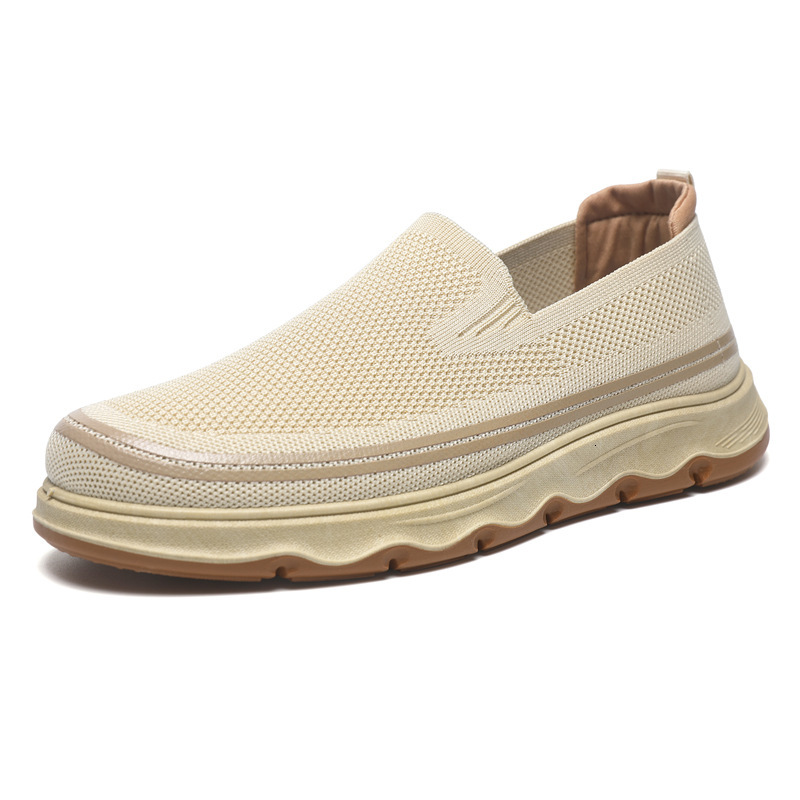 Men S Flying Woven Casual With Casual Shoes Soft Soles Comfortable Oversized Men S Shoes Breathable And Lightweight Old Beijing Cloth Shoes Ddmysaturn