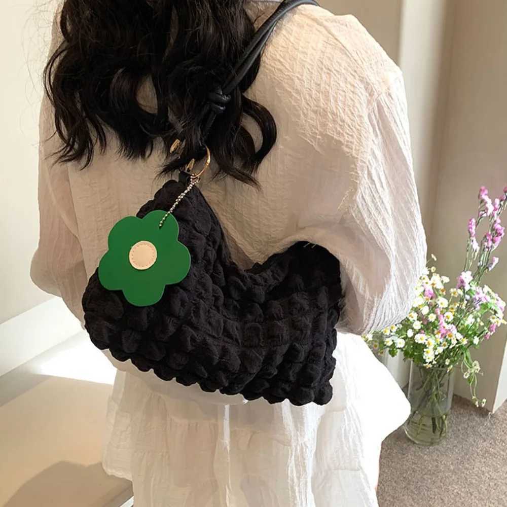 Trendy Pleated Bubbles Shoulder Bags Handbag Daily Commuting Bag Underarm Bag Plaid Quilted Solid Totes Bag Messenger Bag XJ250605