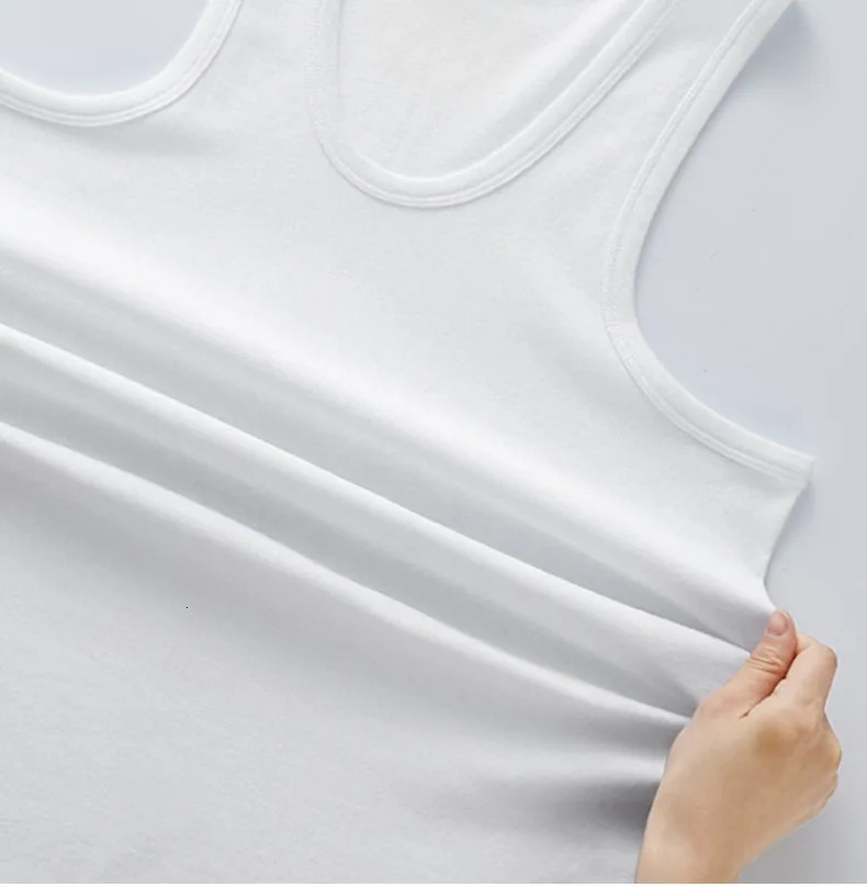 Fashion y Official Top Womens Pure Cotton Vest Summer Slim Fit Street Printed Short Sports and Leisure 250513