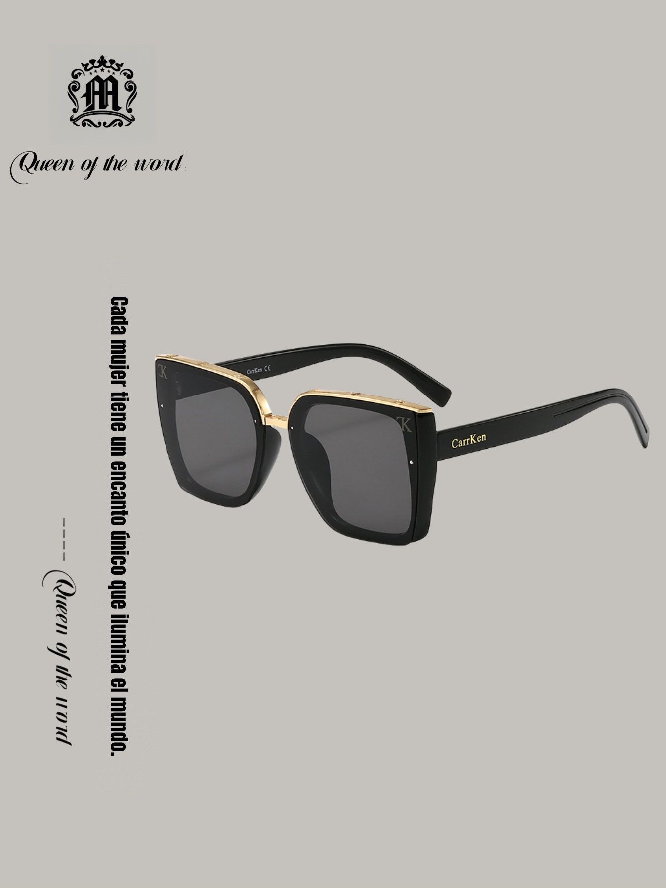 queen of the word 2 Women's European and American fashion large frame sunglasses, UV protection, advanced outdoor driving sunglasses, outdoor sun
