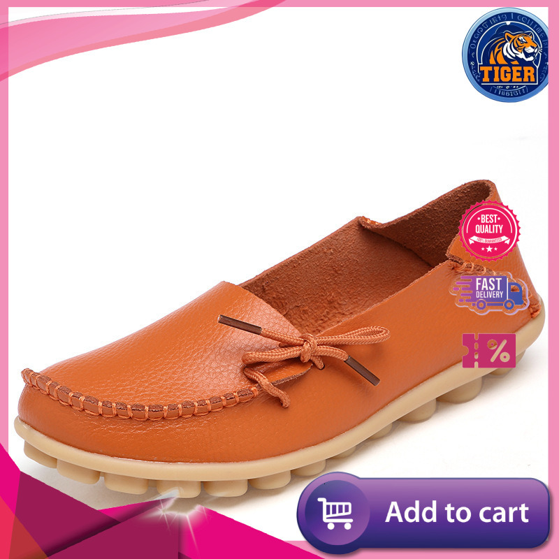 Ddmytiger Large Size Two Layer Leather Breathable Anti Slip Mother S Cow Tendon Sole Shallow Mouth Women Shoes Sandals Flat Nurse Outdoor Shoes