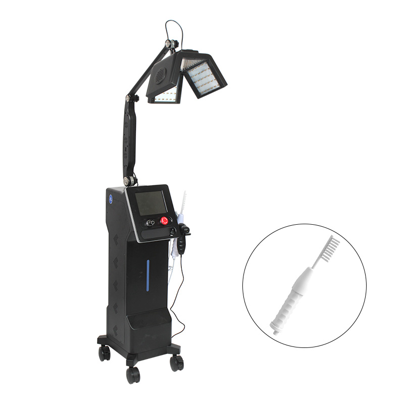Hot Selling 7 in 1 650 nm Hair Growth Machine High Frequency Electrotherapy and Ozone Comb Stimulate Scalp Help Hair Regrowth Face Care