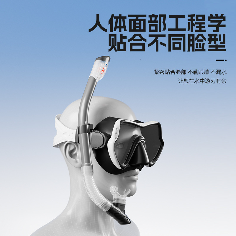 Diving Masks Kalani Women's Snorkeling Set Purple-White s/m 230526