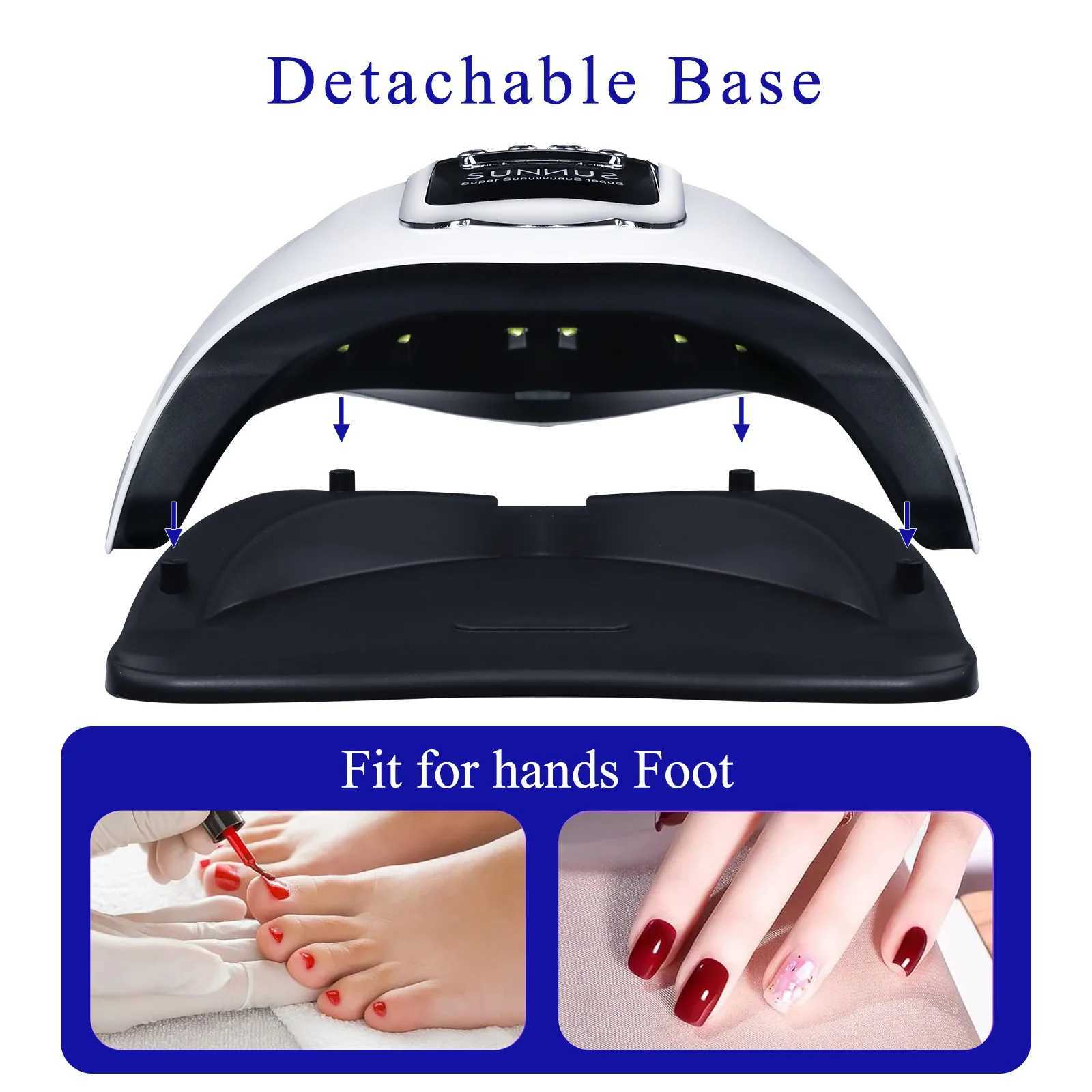 280W UV LED Nail Lamp X Smart Sensor Gel Dryer MachineFast Curing 30s for Professional Salon Home Use Portable Nail Equipment W250513