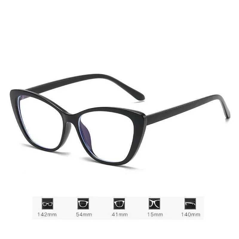 Anti Blue Light Transparent Eyeglasses Vintage Cat Eyes Frame Reading Glasses High-end Tortoiseshell Color Presbyopia Glasses W250513
