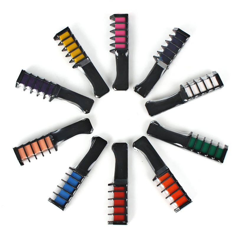 6/10 Color Disposable Colorful Hair Dyeing Comb