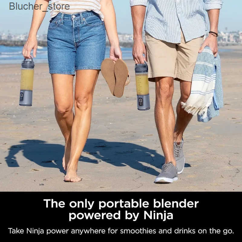 Ninja BC151NV Blast Portable Blender Cordless 18oz. Vessel Personal Blender-for Shakes Smoothies Leakproof-Lid Sip Spout z250513