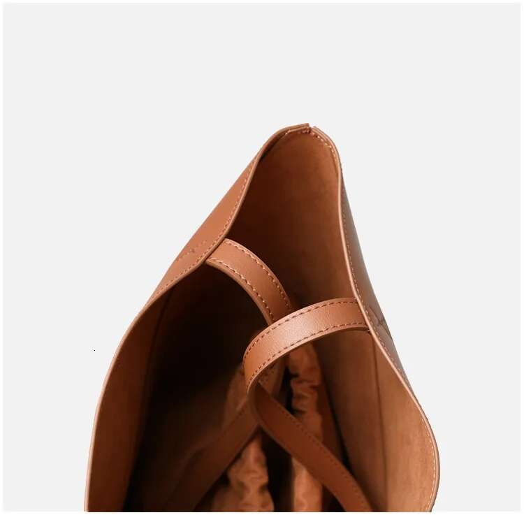Designer bag231 UBELLIN Dia Foldable Bucket Lady Design Thread Shoulder Large Capacity Leather Tote Bag Women Commuting Bags