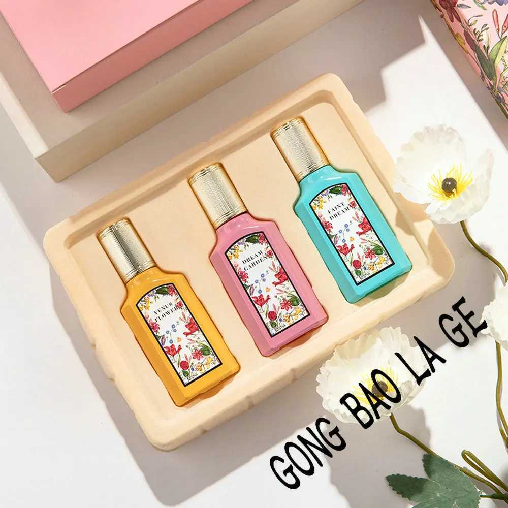 Brand spirit 75ml Gift Box 3PCS Set Women Perfume Fragrance Floral Scent Body Splash Exudes Feminine Charm pheromone Eau De Parfum W250513