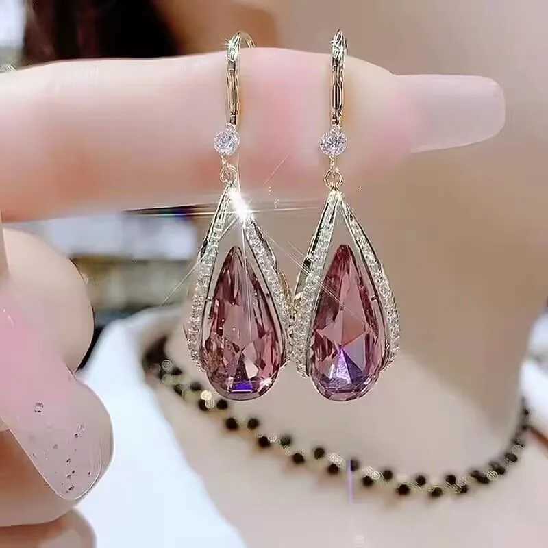 Blue Color Temperament Drop Earrings Fashionable Plastic Drop Earrings Wedding Party Accessories Wholesale Y250510