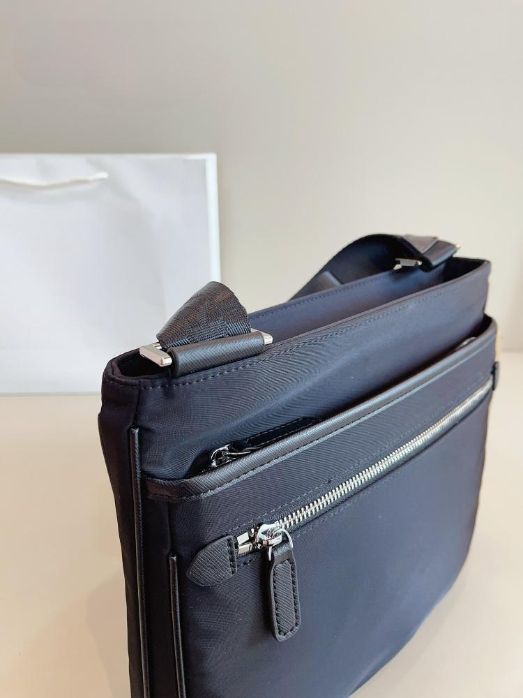Nylon Single Shoulder Bag - Durable Lightweight Travel AccessoryVersatile Black Nylon Backpack with Adjustable StrapUnisex Nylon Crossbody Satchel for