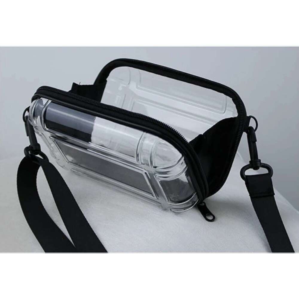 ddmy Transparent Crossbody Portable Clear Waterproof Wash Bags Travel Shopping Storage Tote Shoulder Phone Bag