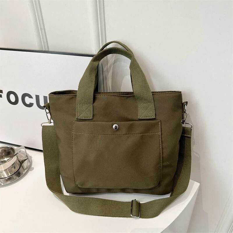 Large Capacity Commuter Messenger Casual Fashion Simple Everything Tote Academy Girls Crossbody Bag Zwq
