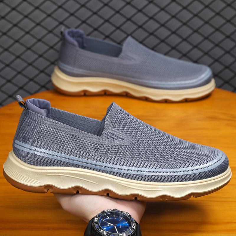 Men S Flying Woven Casual With Casual Shoes Soft Soles Comfortable Oversized Men S Shoes Breathable And Lightweight Old Beijing Cloth Shoes Ddmysaturn