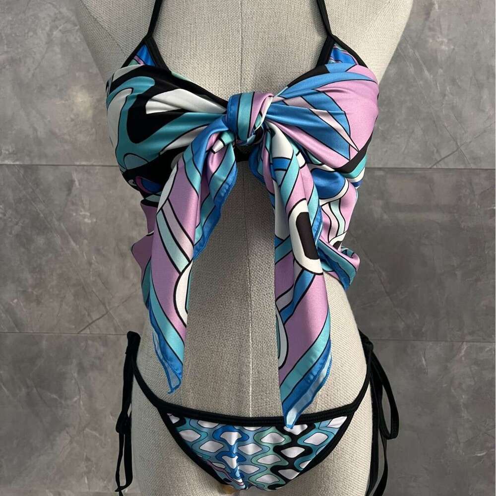 Pucci Bathing Suit Women's Swimwear Vintage One Piece Swimsuit Designer Bathing Suit Beach Dress New One-Piece Split Sexy Swimsuit Bikini Women S