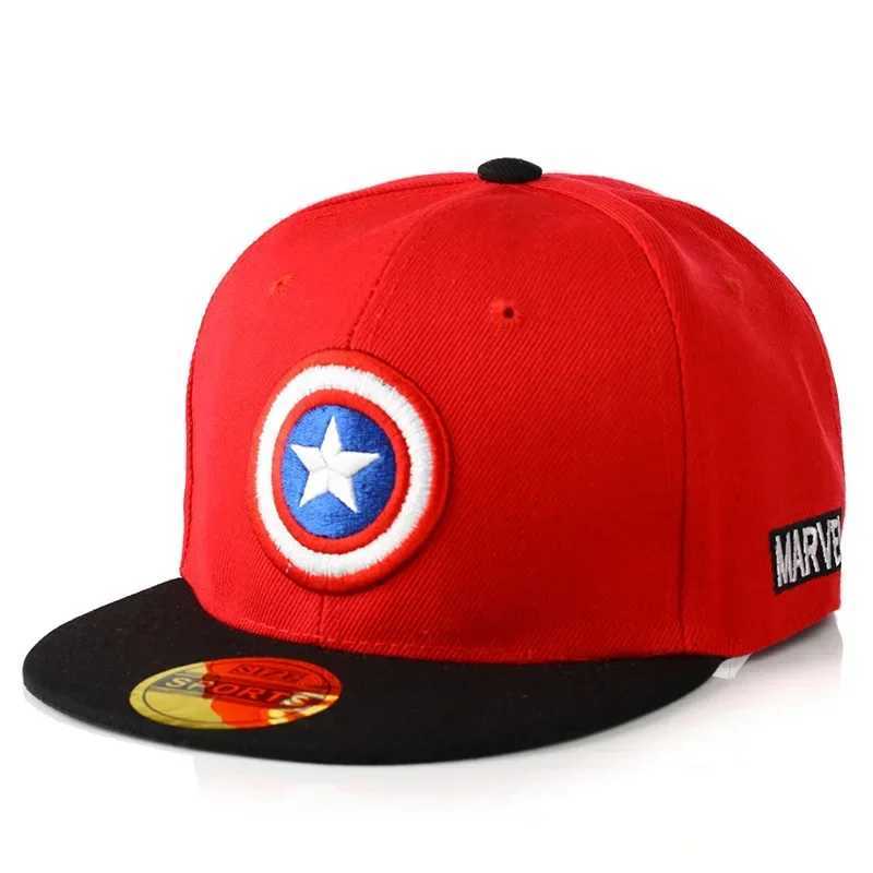 America Childrens Cap Boys Embroidery Circle Five-pointed Star Hat Summer Men And Women Children Snapback Hip Hop Hat R250512