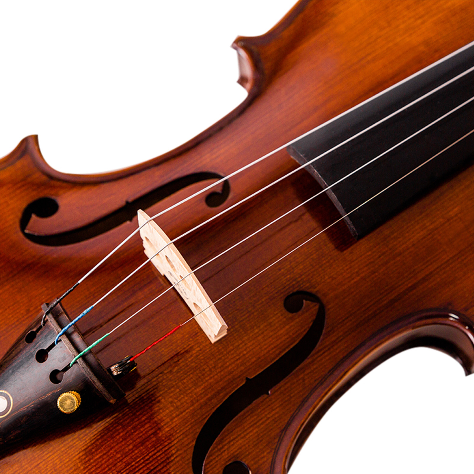 Entry-Level Musical Instrument: Elegant Tone of a Simple-Patterned Solid Wood Fiddle