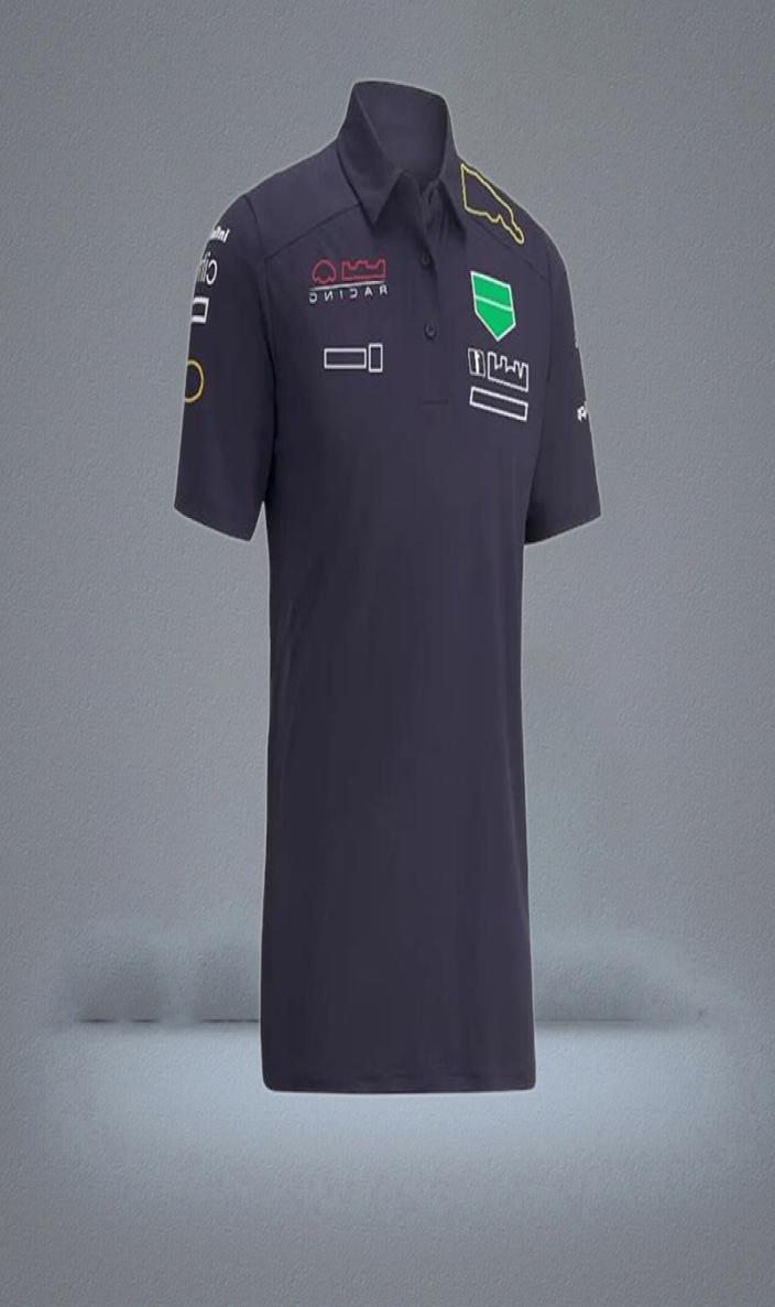 racing culture polo shirt polyester quickdrying motorcycle lapel tshirt racing venue polo uniforms are customized with the same6855922