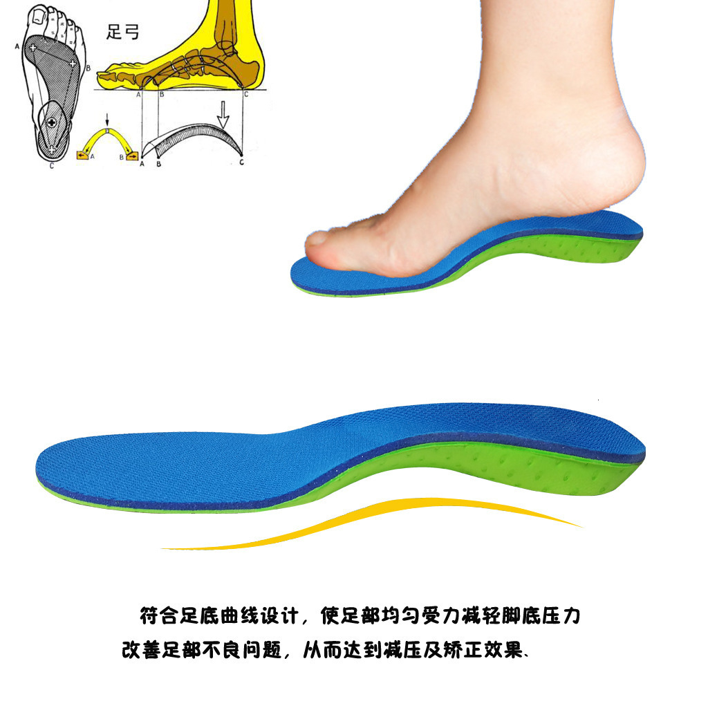 Arch Metatarsal Support Insole Plantar Fasciitis Ortic InsertFlat Feet Orthopedic Insoles Athletic Sneaker Heel Cushion Sole 240929