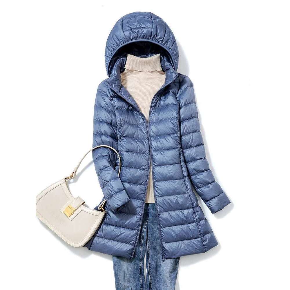 NewBang 4XL 5XL Plus Long Winter Ultra Light Jacket Women With Hooded Down Coat Female Big Size Coats