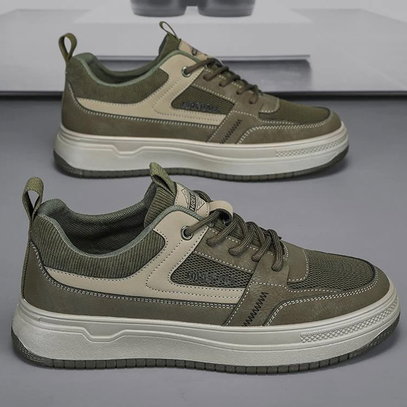 Men S New Board Men S Casual Shoes Korean Version Trendy Versatile Anti Slip Wear Resistant Sports Casual Leather Shoes Ddmysaturn
