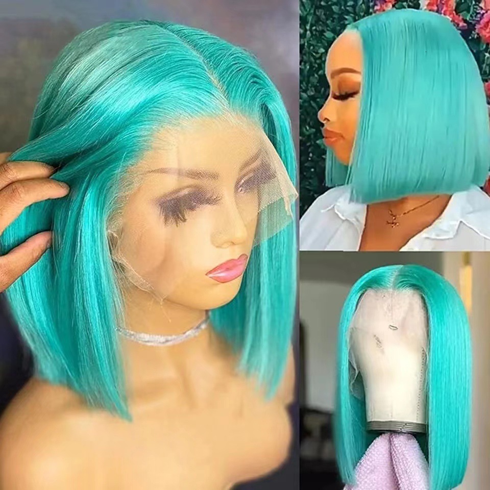 13 New * 4 Lace Short Hair Bob Wig Loose Deep Wave Short Straight Hair Wig Set