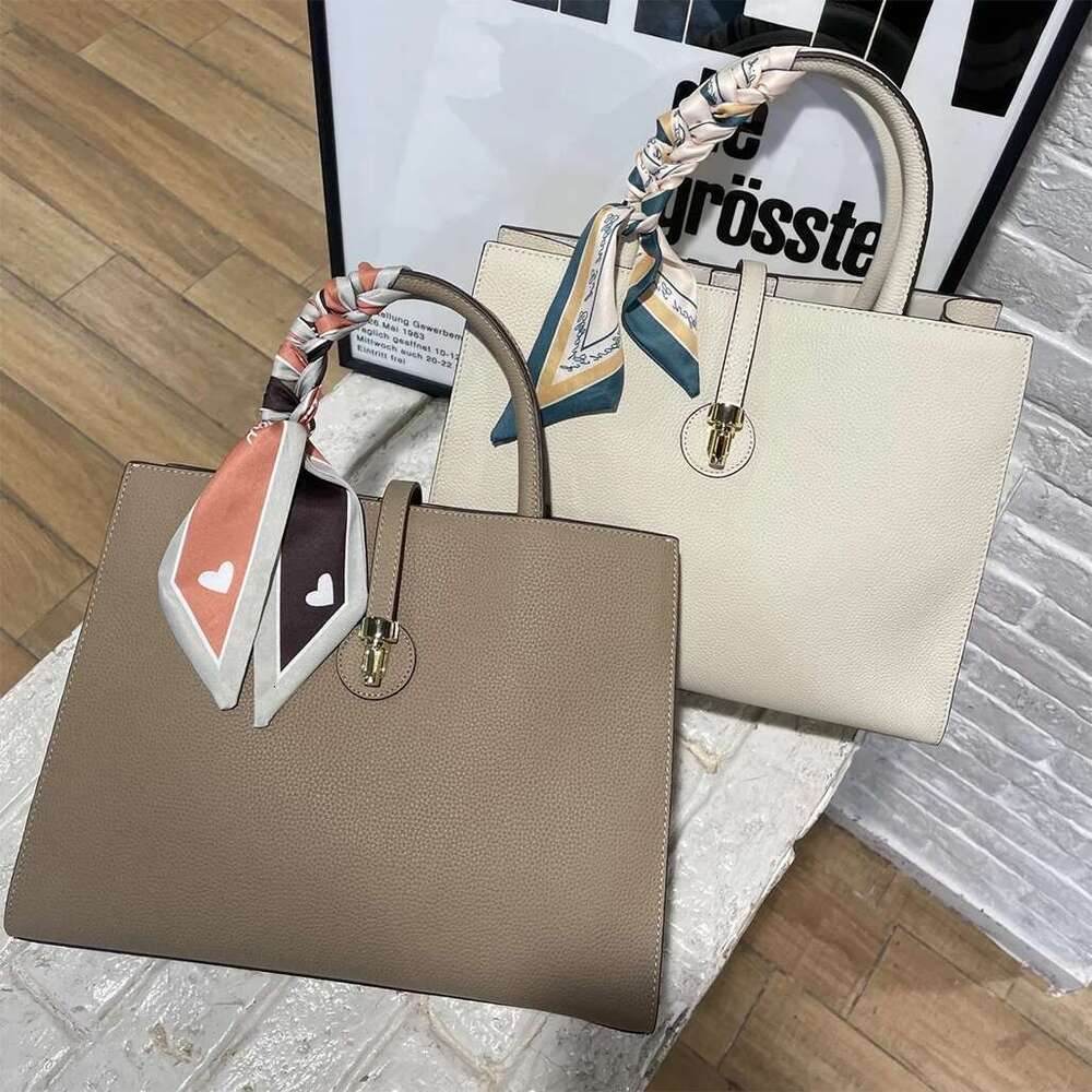 Original Documents Tote Shoulder Women's Bags High Quality Bag Genuine Leather Designer Top Handle