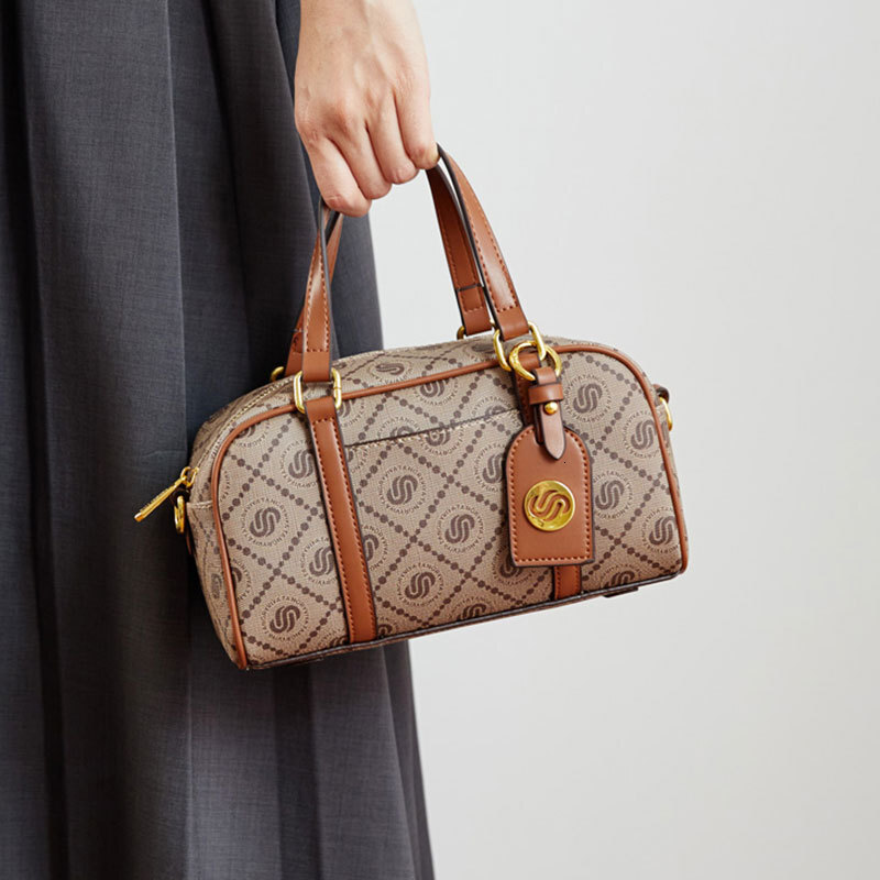 Top Quality Brand High Quality New Style Free Delivery Designer Bag Bag Crossbody New Summer Versatile Boston Bag Fashion Classic Printed Women's