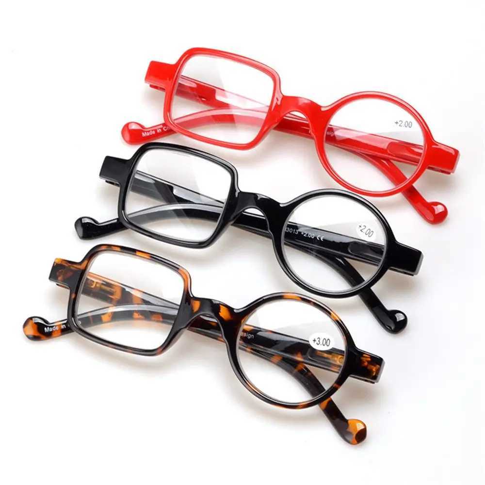 Fashion Design Irregular Square Round Frame Reading Glasses Men Women High-definition Lens Presbyopia Eyewear Readers Glasses W250513