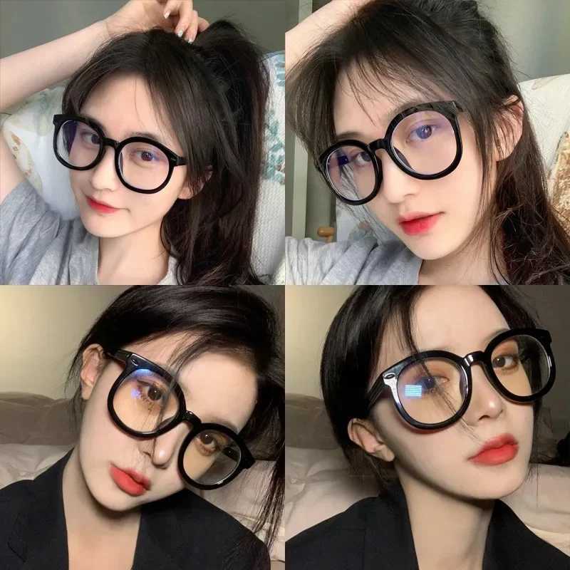 Vintage Clear Lens Myopia Glasses Men Women Classic Minus Diopter Eyewear Fashion Retro Computer Prescription Eyewear Degree-4.0 W250513