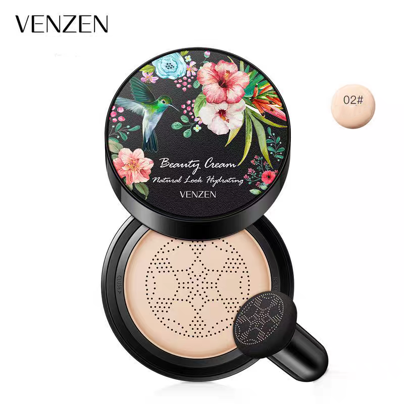 Foundation Concealer Mushroom Head Whitening Waterproof Brighten Face Base Tone Makeup