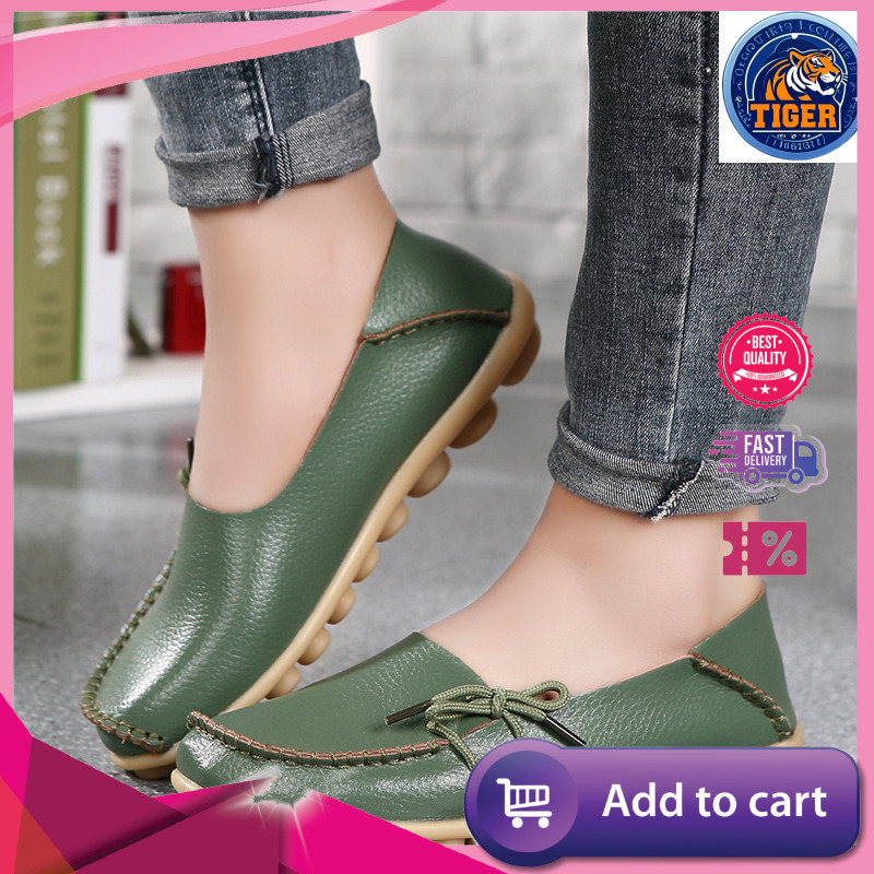 Ddmytiger Oversized Two Layer Cowhide Mother S Single Perforated Comfortable Dou Women Shoes Nurse Outdoor Shoes