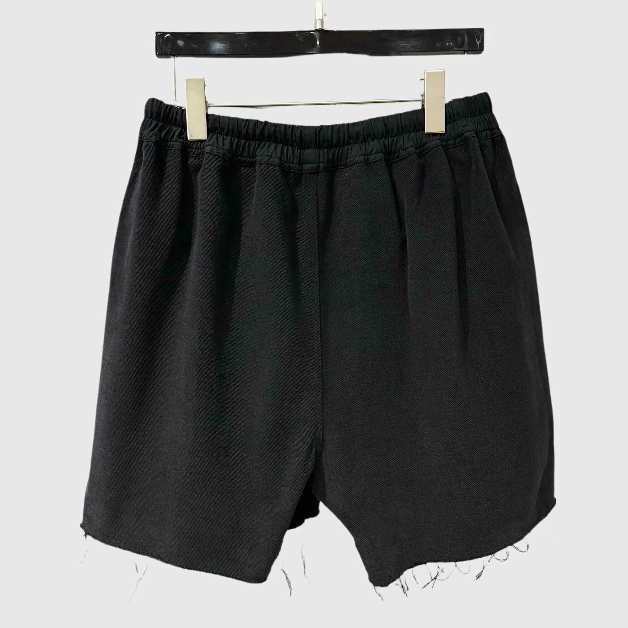 Owen Seak Men Casual Harem Short Cotton Gothic Style Mens Clothing Women Summer High Street Loose Black Short Z250513