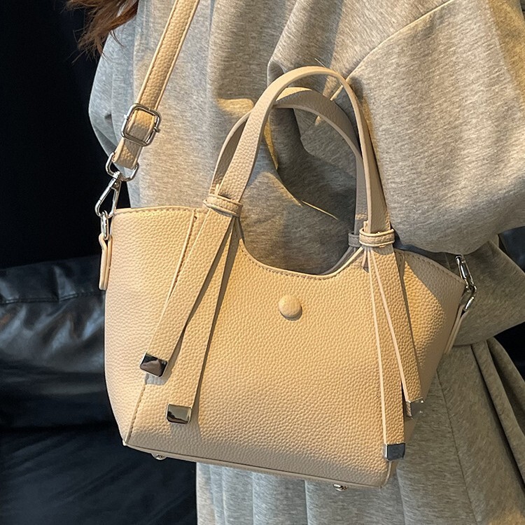 Fashionable new bucket simple shoulder fashionable design crossbody bag, trendy